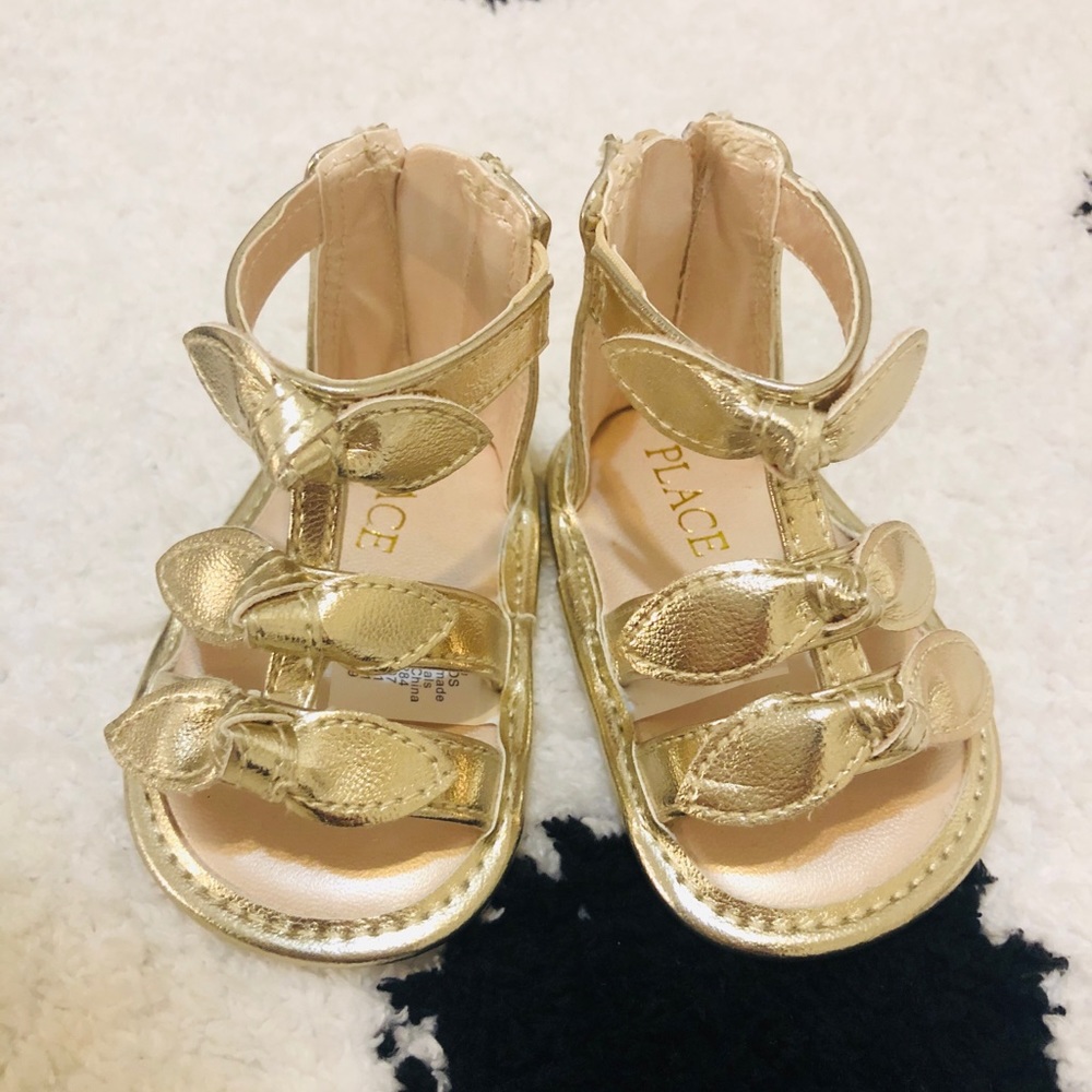 Baby gladiator sandals.